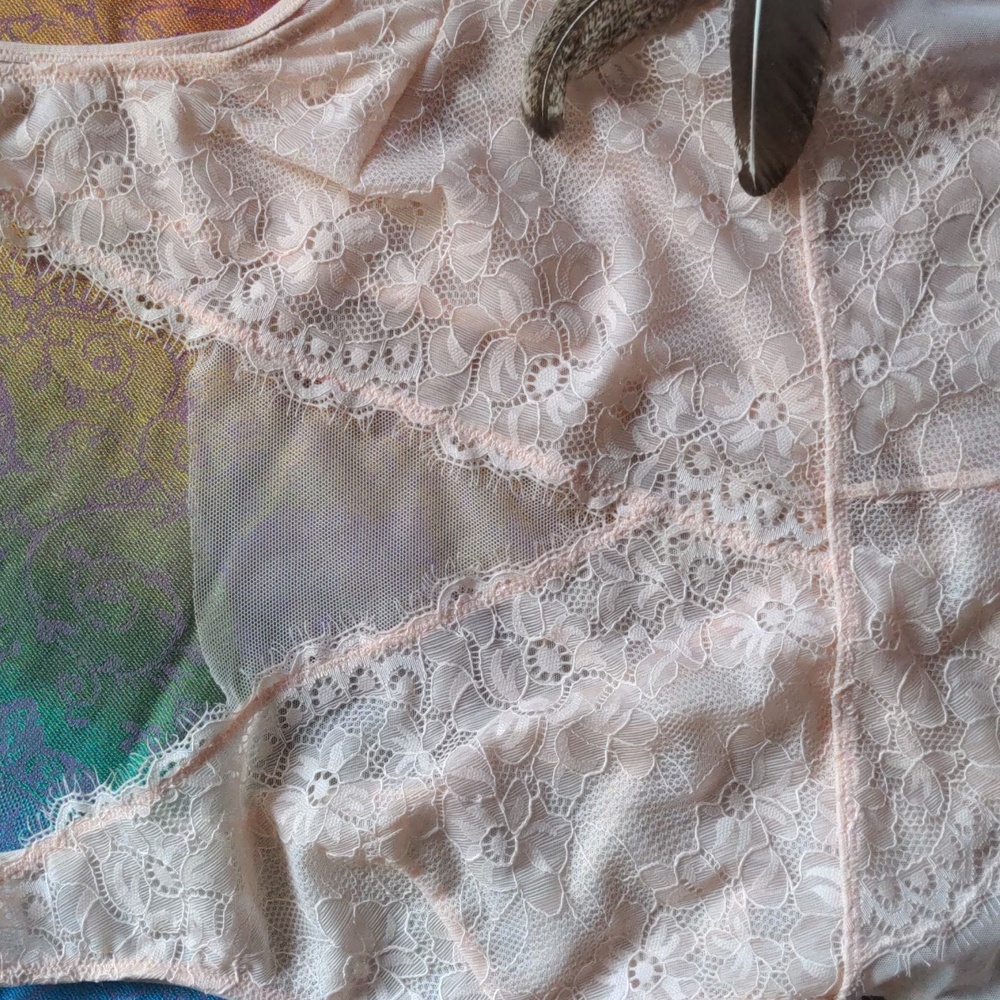 Vince Camuto Sheet Sexy Lace Bodysuit Small - Picture 3 of 4